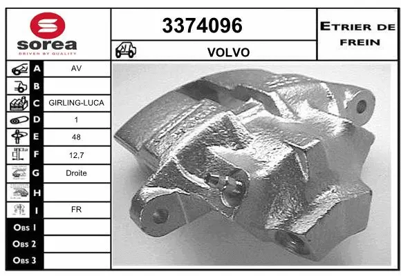 Brake Caliper (3374096)