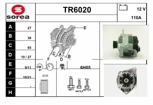 Alternator (TR6020)
