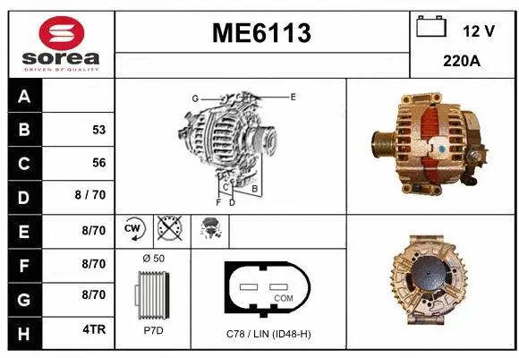 Alternator (ME6113)