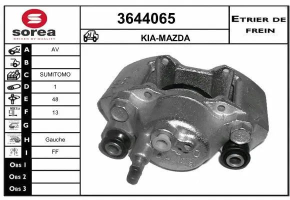 Brake Caliper (3644065)