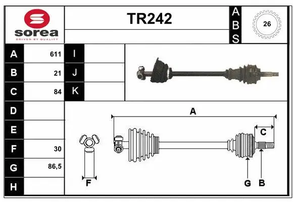 Drive Shaft (TR242)