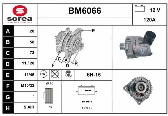Alternator (BM6066)