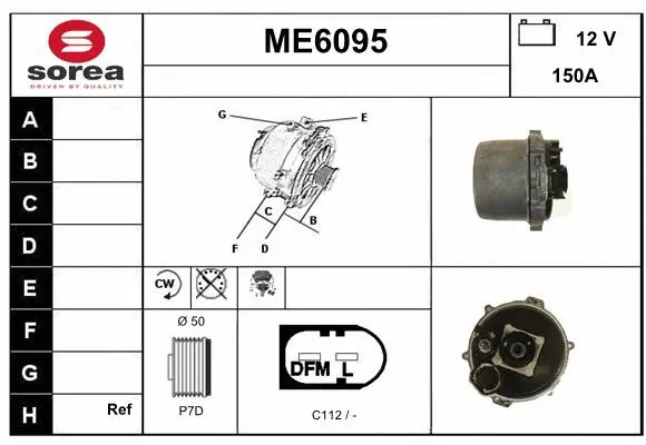Alternator (ME6095)