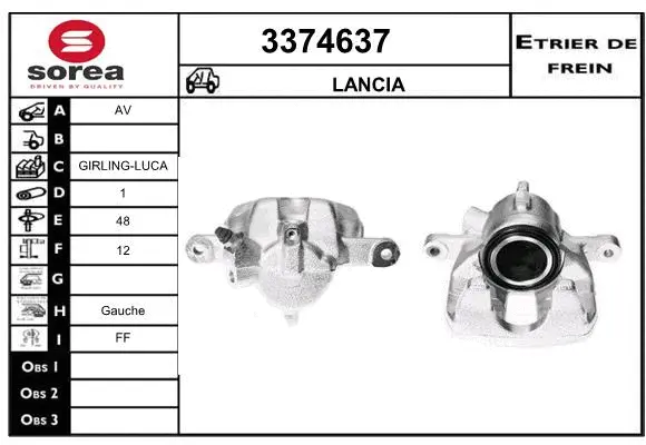 Brake Caliper (3374637)