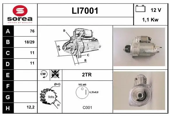 Starter (LI7001)