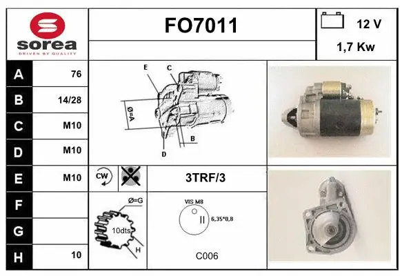 Starter (FO7011)