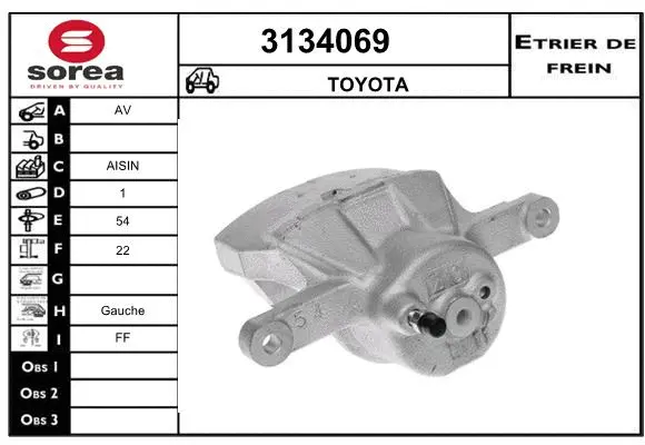 Brake Caliper (3134069)