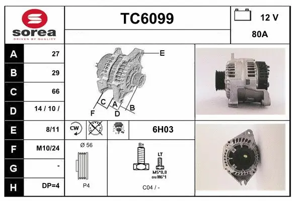 Alternator (TC6099)