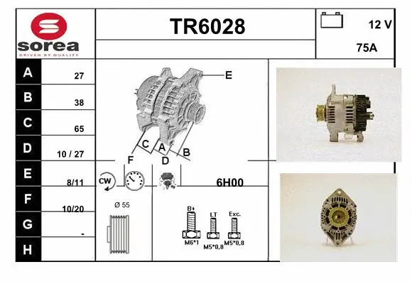 Alternator (TR6028)