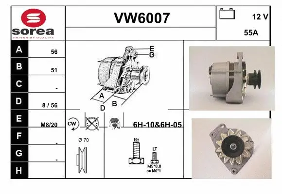 Alternator (VW6007)