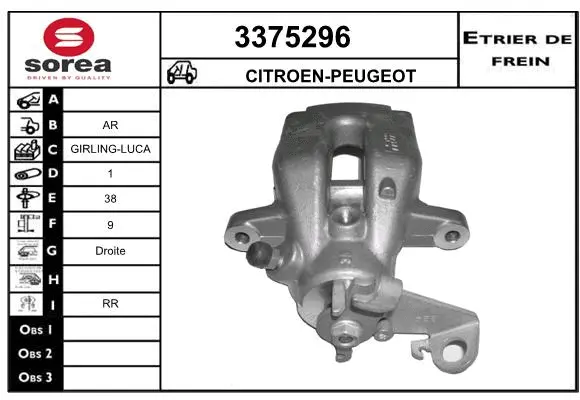 Brake Caliper (3375296)