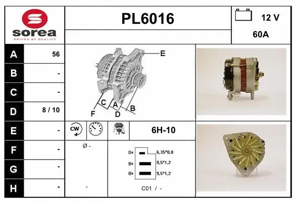 Alternator (PL6016)