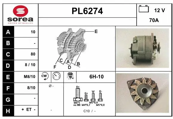 Alternator (PL6274)