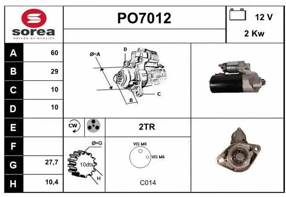 Starter (PO7012)