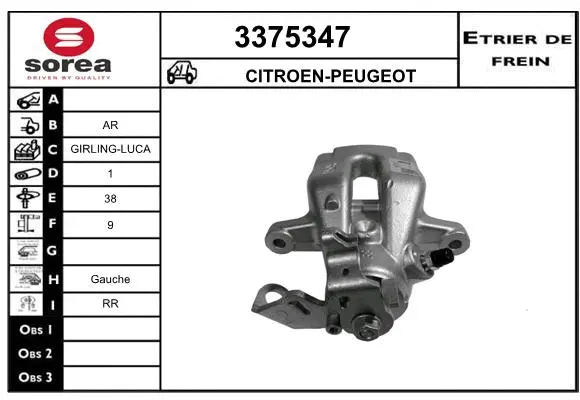Brake Caliper (3375347)