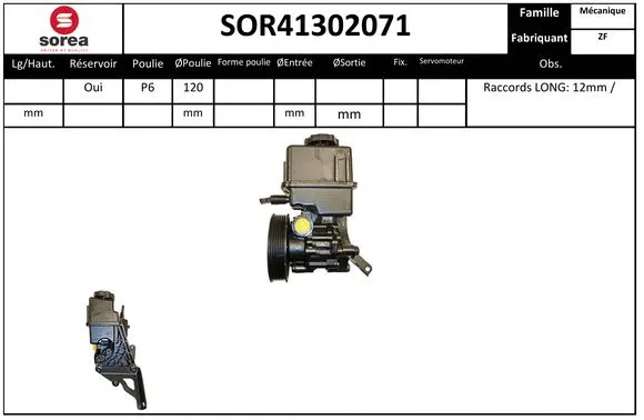 Hydraulic Pump, steering (SOR41302071)