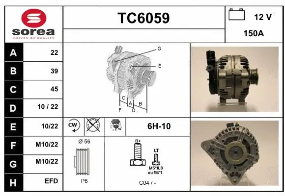 Alternator (TC6059)