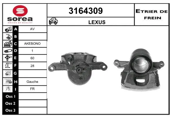 Brake Caliper (3164309)