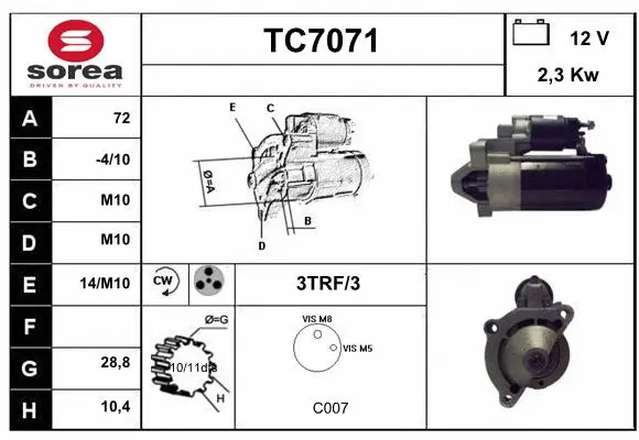 Starter (TC7071)