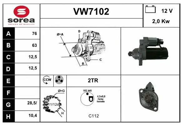 Starter (VW7102)