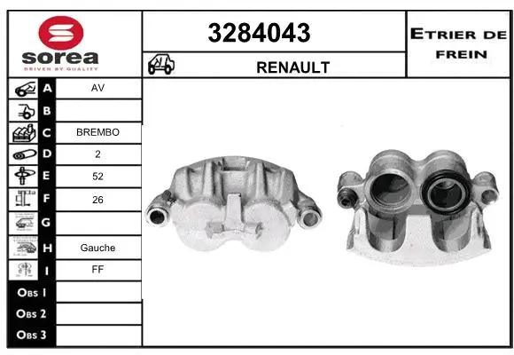 Brake Caliper (3284043)