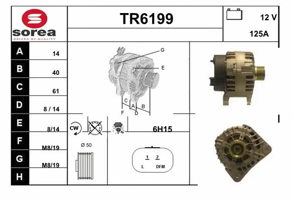 Alternator (TR6199)