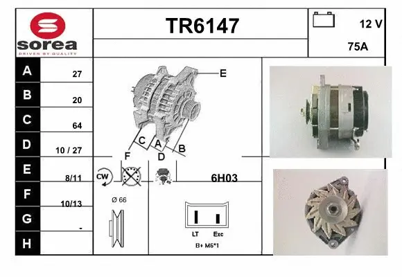 Alternator (TR6147)
