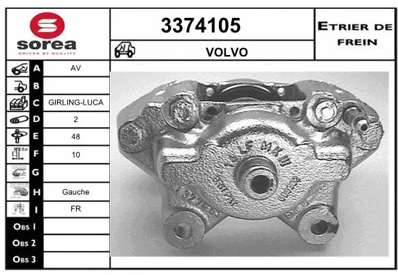 Brake Caliper (3374105)