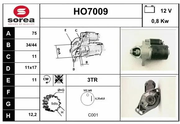 Starter (HO7009)
