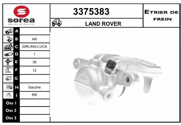 Brake Caliper (3375383)