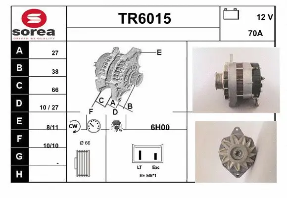 Alternator (TR6015)