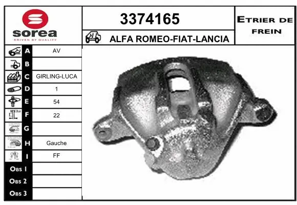 Brake Caliper (3374165)