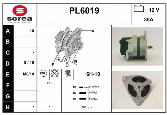 Alternator (PL6019)