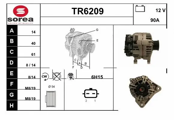 Alternator (TR6209)