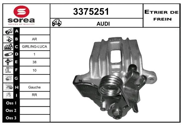 Brake Caliper (3375251)