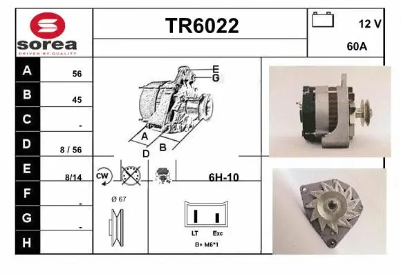 Alternator (TR6022)