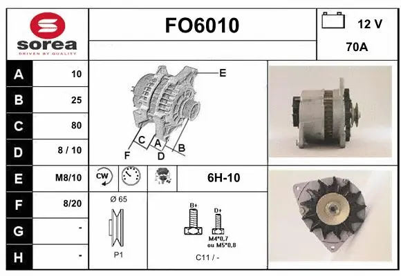 Alternator (FO6010)