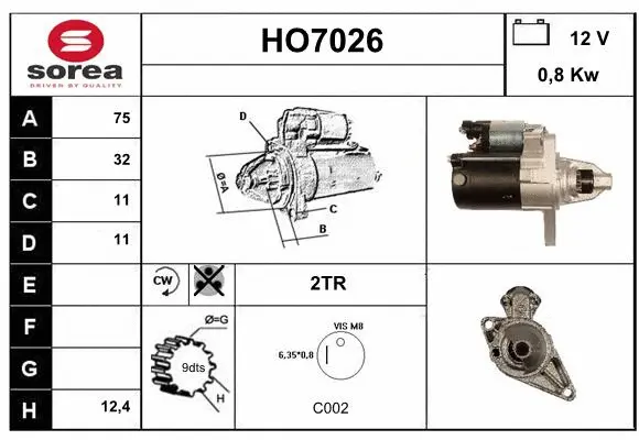 Starter (HO7026)