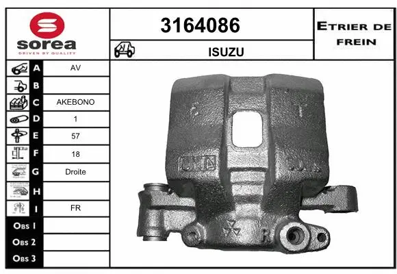Brake Caliper (3164086)