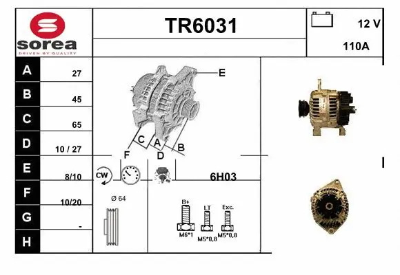 Alternator (TR6031)