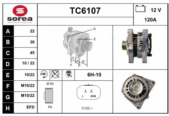 Alternator (TC6107)