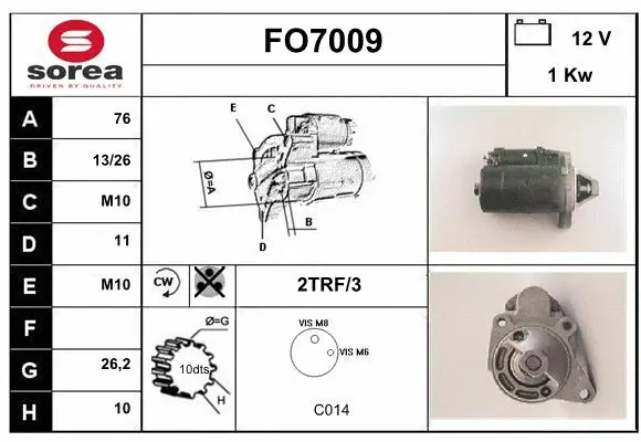 Starter (FO7009)