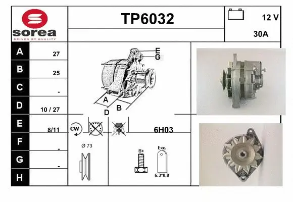 Alternator (TP6032)