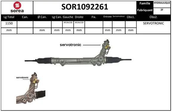 Steering Gear (SOR1092261)