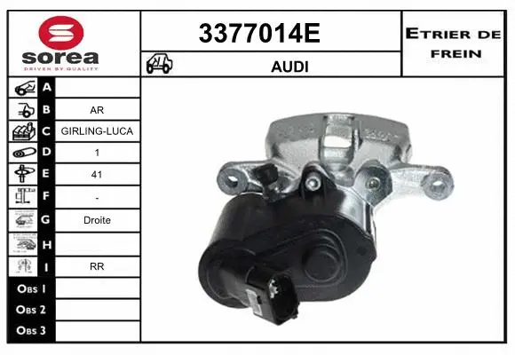 Brake Caliper (3377014E)