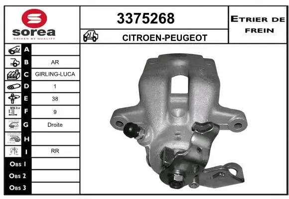 Brake Caliper (3375268)