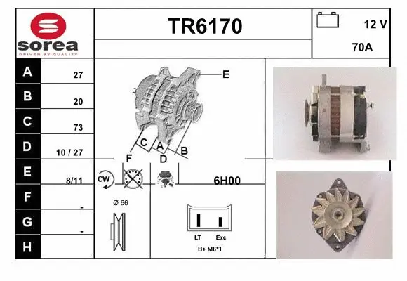 Alternator (TR6170)