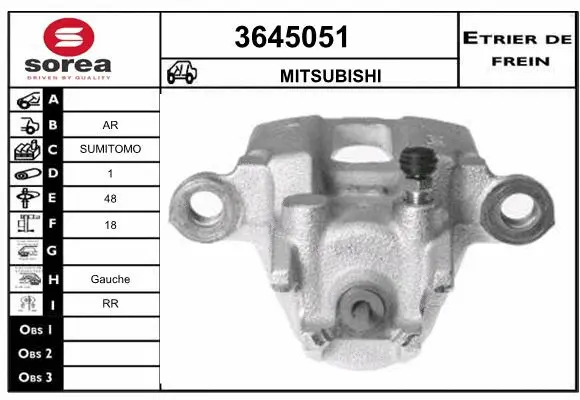 Brake Caliper (3645051)