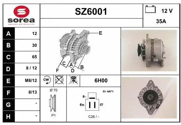 Alternator (SZ6001)