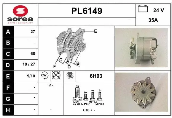 Alternator (PL6149)